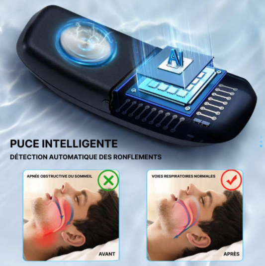 Dispositif EMS anti-Ronflement